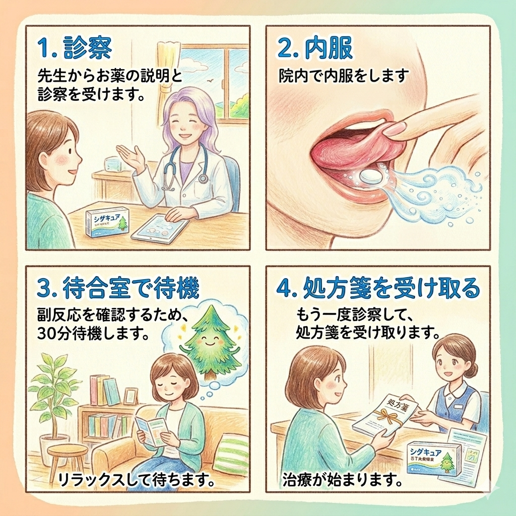 シダキュア導入の流れ
